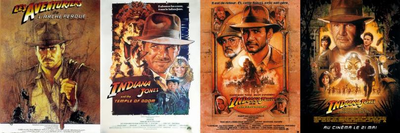 Bannière de la saga Indiana Jones