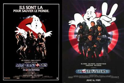 Bannière de la saga Ghostbusters