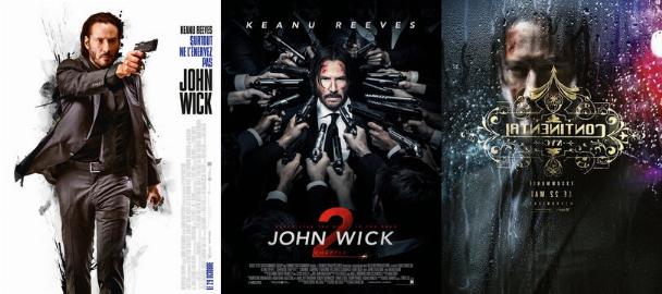 Bannière de la saga John Wick