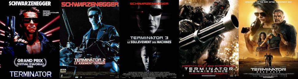 Bannière de la saga Terminator