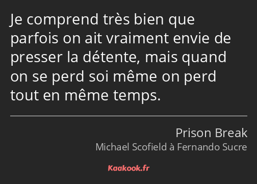 Je comprend très bien que parfois on ait vraiment envie de presser la détente, mais quand on se…