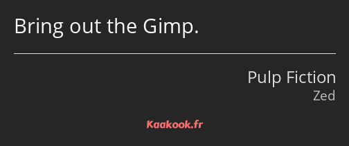 Bring out the Gimp.
