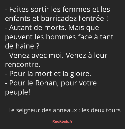 Faites sortir les femmes et les enfants et barricadez l’entrée ! Autant de morts. Mais que peuvent…