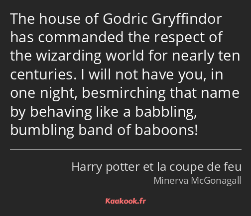 The house of Godric Gryffindor has commanded the respect of the wizarding world for nearly ten…
