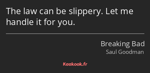 The law can be slippery. Let me handle it for you.