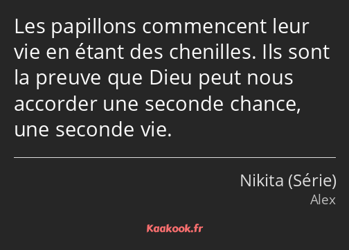 Les papillons commencent leur vie en étant des chenilles. Ils sont la preuve que Dieu peut nous…