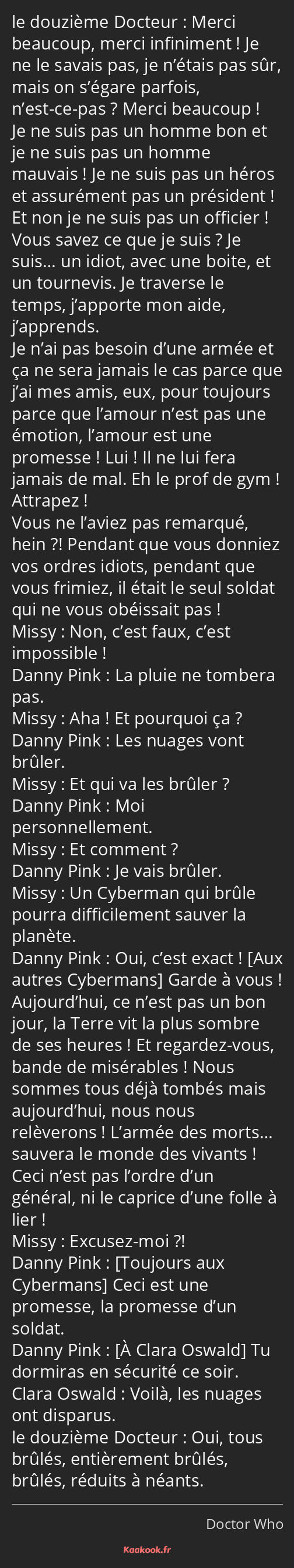 Citation Merci Beaucoup Merci Infiniment Je Ne Le Kaakook
