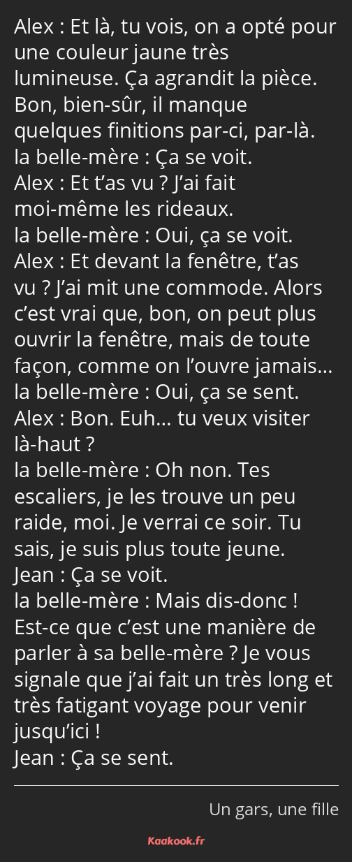 Citation « Et là, tu vois, on a opté pour une couleur