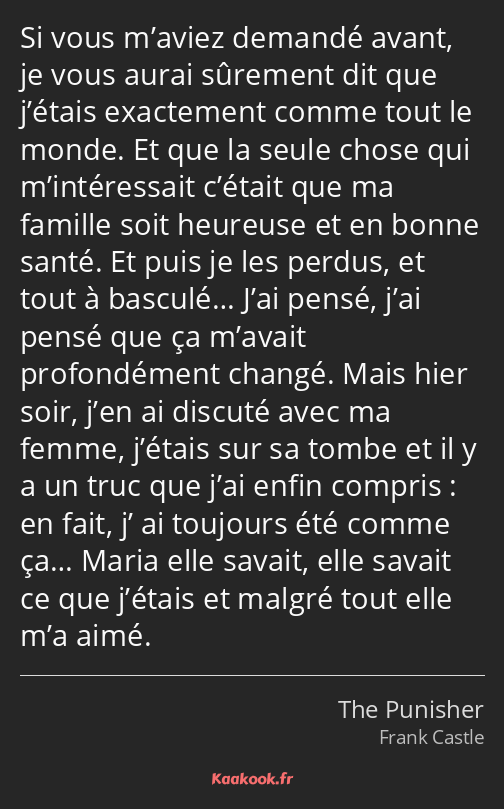 Si vous m’aviez demandé avant, je vous aurai sûrement dit que j’étais exactement comme tout le…