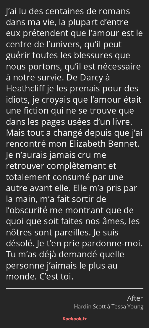 Citation J Ai Lu Des Centaines De Romans Dans Ma Vie Kaakook
