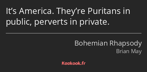 It’s America. They’re Puritans in public, perverts in private.