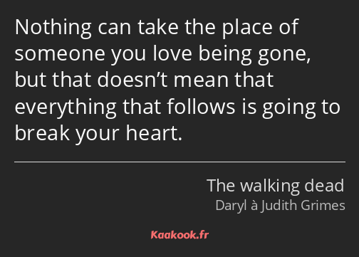 Nothing can take the place of someone you love being gone, but that doesn’t mean that everything…