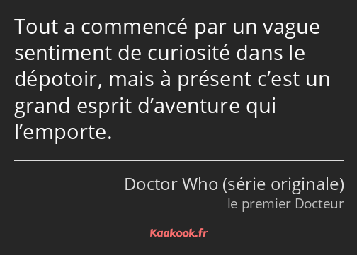 Tout a commencé par un vague sentiment de curiosité dans le dépotoir, mais à présent c’est un grand…