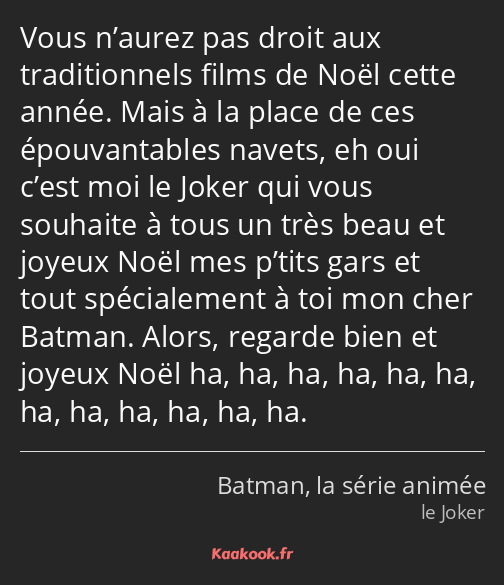 Vous n’aurez pas droit aux traditionnels films de Noël cette année. Mais à la place de ces…