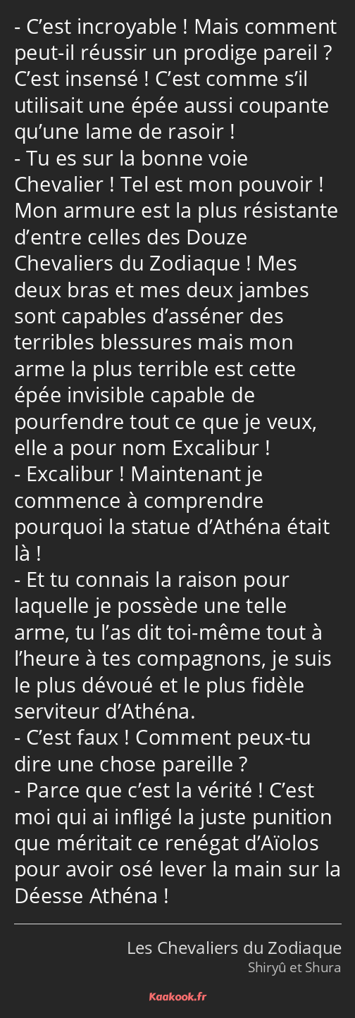 Citation « C’est incroyable ! Mais comment peutil… » Kaakook