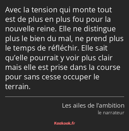 Avec la tension qui monte tout est de plus en plus fou pour la nouvelle reine. Elle ne distingue…