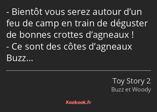 Bientôt vous serez autour d’un feu de camp en train de déguster de bonnes crottes d’agneaux ! Ce…