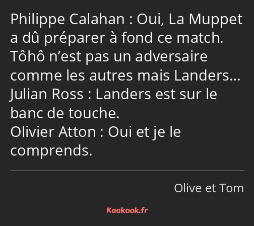 Oui, La Muppet a dû préparer à fond ce match. Tôhô n’est pas un adversaire comme les autres mais…