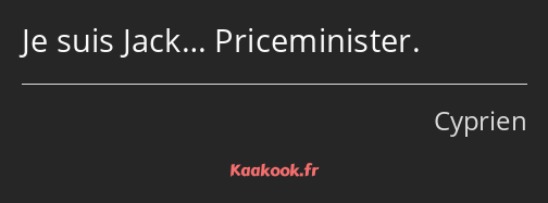 Je suis Jack… Priceminister.